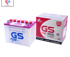 ẮC QUY KHÔ GS 12V-75AH (MF 80D26 R/L)