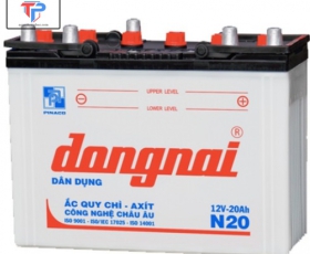Ắc quy 12V-20Ah Đồng Nai Pinaco N20